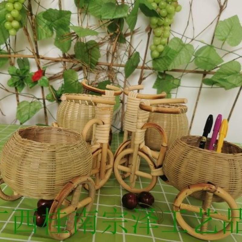 手工竹制品竹籃子收納筐水果籃創意籃子家用點心竹編籃子竹篩簸箕創意